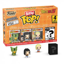 DRAGON BALL PACK 4 FIGURINES BITTY POP VINYL SERIES 2 CELL FIRST FORM 3 CM