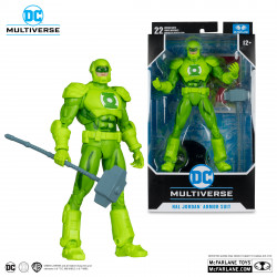 RETURN OF SUPERMAN DC MULTIVERSE FIGURINE HAL JORDAN ARMOR SUIT 19 CM