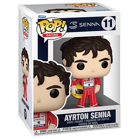 AYRTON SENNA MCLAREN FORMULAR 1 POP! RACING VINYL FIGURINE 9 CM
