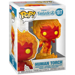 HUMAN TORCH LES QUATRE FANTASTIQUES PREMIERS PAS POP! MARVEL VINYL FIGURINE 9 CM