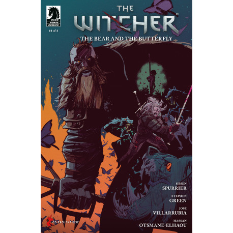 THE WITCHER THE BEAR AND THE BUTTERFLY 4 CVR A STEPHEN GREEN