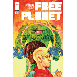 FREE PLANET 5 CVR B JED DOUGHERTY GREEN VAR