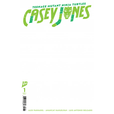 TEENAGE MUTANT NINJA TURTLES CASEY JONES 1 CVR C SKETCH VAR