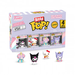 HELLO KITTY AND FRIENDS PACK 4 FIGURINES BITTY POP VINYL SERIES 3 2 CM