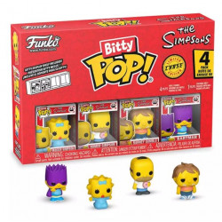 LES SIMPSON PACK 4 FIGURINES BITTY POP VINYL SERIES 3 2 CM