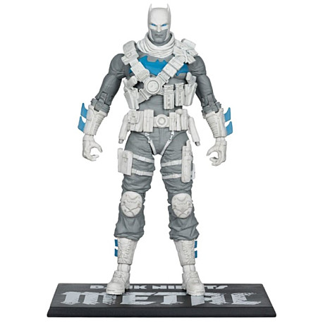 DC MULTIVERSE FIGURINE THE GRIM KNIGHT DARK NIGHTS METAL BLACK AND WHITE ACCENT EDITION