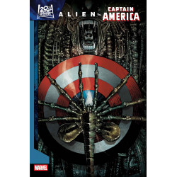 ALIEN VS CAPTAIN AMERICA 1 DAN PANOSIAN FOIL VAR NET 