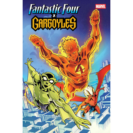 FANTASTIC FOUR GARGOYLES 1 LUCIANO VECCHIO FOIL VAR NET 