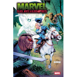 MARVEL BLACK WHITE BLOOD AND GUTS 1 GREG LAND 250TH HOMAGE VAR