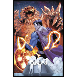 JUSTICE LEAGUE THE OMEGA ACT SPECIAL 1 ONE SHOT CVR D SALVADOR LARROCA CARD STOCK VAR DC K O 