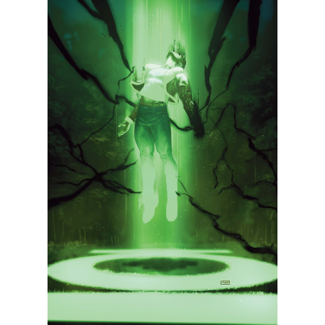 ABSOLUTE GREEN LANTERN 7 CVR B TAURIN CLARKE CARD STOCK VAR