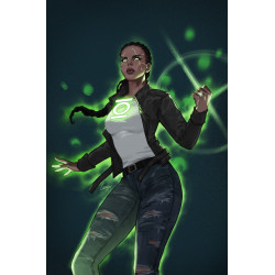 ABSOLUTE GREEN LANTERN 7 CVR C LESLEY LEIRIX LI CARD STOCK VAR
