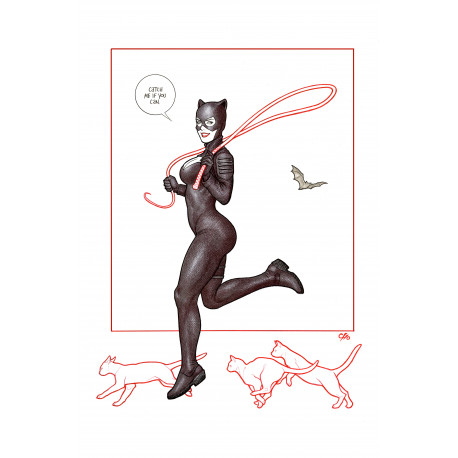 CATWOMAN 80 CVR B FRANK CHO CARD STOCK VAR