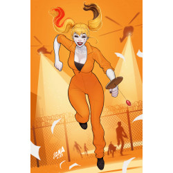 HARLEY QUINN 55 CVR B DAVID NAKAYAMA CARD STOCK VAR