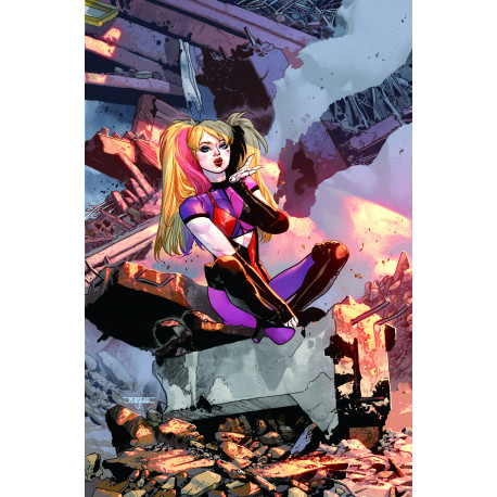 HARLEY QUINN 55 CVR C MAHMUD ASRAR CARD STOCK VAR