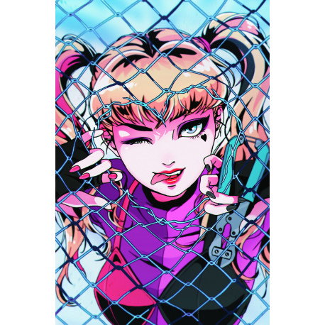 HARLEY QUINN 55 CVR D JESSICA LUNA CARD STOCK VAR