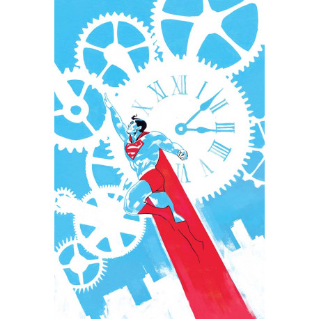 SUPERMAN RED BLUE 2025 SPECIAL 1 ONE SHOT CVR B MICHAEL WALSH CARD STOCK VAR