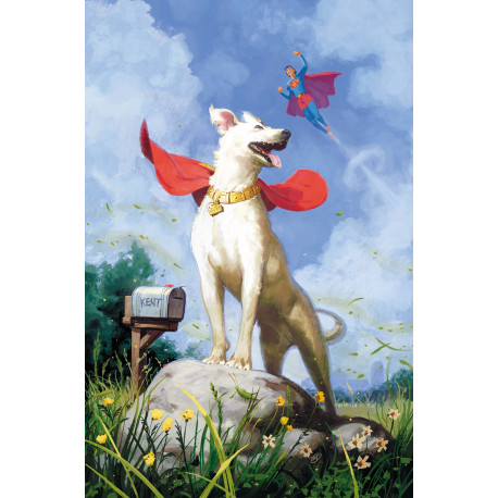 KRYPTO THE LAST DOG OF KRYPTON 5 OF 5 CVR B DAVID TALASKI CARD STOCK VAR