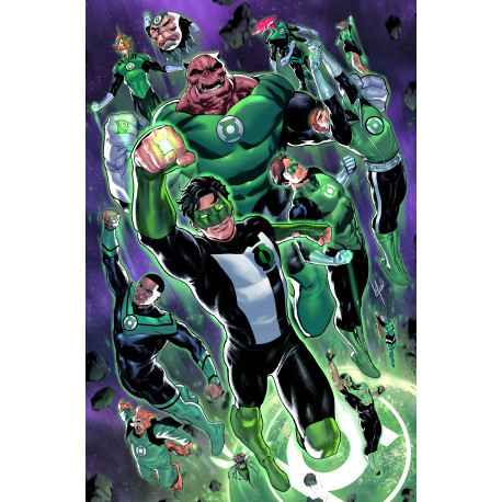 GREEN LANTERN CORPS 9 CVR C LUCAS MEYER CARD STOCK VAR STARBREAKER SUPREMACY 