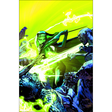 GREEN LANTERN DARK 7 OF 7 CVR B MIKEL JANIN CARD STOCK VAR