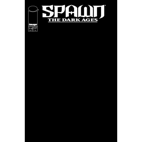 SPAWN THE DARK AGES 1 OF 6 CVR B BLANK SKETCH VAR