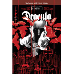 UNIVERSAL MONSTERS DRACULA BLACK WHITE SPECIAL 1 OF 2 CVR B MARK CHIARELLO VAR MR 