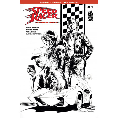 SPEED RACER TALES FROM THE ROAD 1 OF 8 CVR D 10 COPY JOE QUESADA AND MARK IRWIN UNLOCK VAR