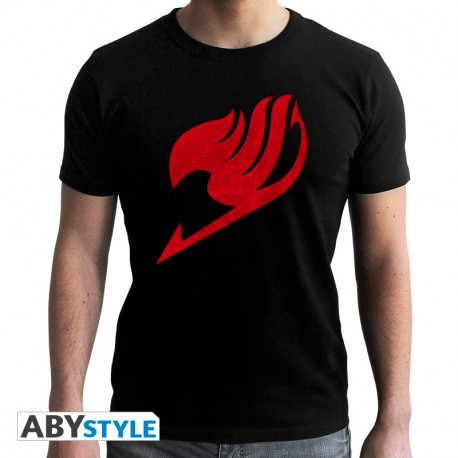 FAIRY TAIL TSHIRT EMBLEME MC BLACK TAILLE S
