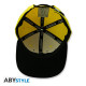KORO ASSASSINATION CLASSROOM CASQUETTE SNAPBACK NOIR ET JAUNE