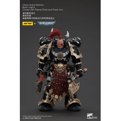 WARHAMMER 40K CHAOS SPACE MARINES BLACK LEGION CHOSEN WITH PLASMA PISTOL AND POWER AXE 20 CM