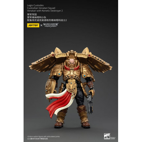 WARHAMMER HORUS HERESY LEGIO CUSTODES VENATARI SQUAD WITH KENETIC DESTROYER 2 13 CM