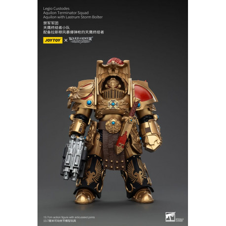 WARHAMMER HORUS HERESY CUSTODES AQUILON TERMINATOR LASTRUM BOLTER 14 CM