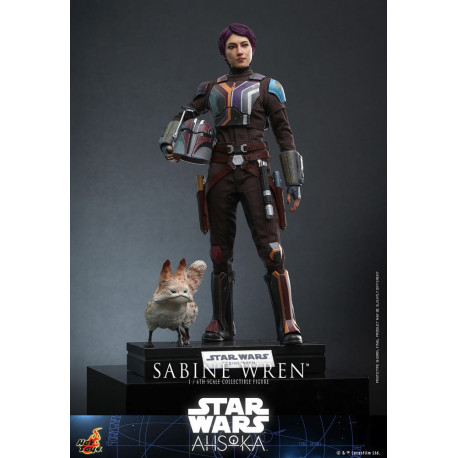 SABINE WREN STAR WARS AHSOKA HOT TOYS 28CM