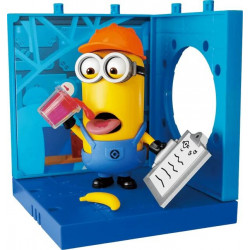 MINIONS FIGURE PLASTIC MODEL KIT BLOKEES SERIES 1 KEVIN THE JELLY TASTER