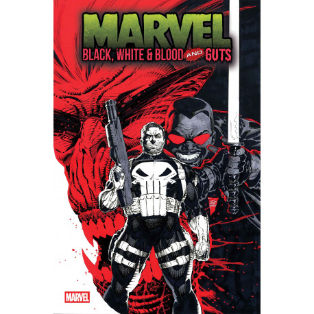 MARVEL BLACK WHITE BLOOD AND GUTS 3 CVR A PHILIP TAN