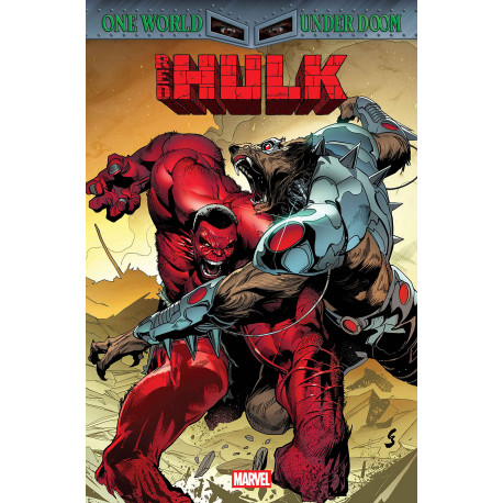 RED HULK 10 CVR A GEOFF SHAW DOOM 