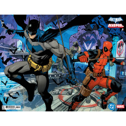 DC MARVEL BATMAN DEADPOOL 1 ONE SHOT CVR B DAN MORA BATMAN DEADPOOL WRAPAROUND CARD STOCK VAR