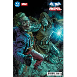 DC MARVEL BATMAN DEADPOOL 1 ONE SHOT CVR C LEE BERMEJO JOKER DR DOOM CARD STOCK VAR