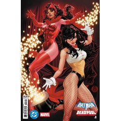 DC MARVEL BATMAN DEADPOOL 1 ONE SHOT CVR D MARK BROOKS ZATANNA SCARLET WITCH CARD STOCK VAR