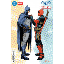 DC MARVEL BATMAN DEADPOOL 1 ONE SHOT CVR N FRANK QUITELY BATMAN DEADPOOL CARD STOCK VAR