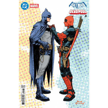 DC MARVEL BATMAN DEADPOOL 1 ONE SHOT CVR N FRANK QUITELY BATMAN DEADPOOL CARD STOCK VAR