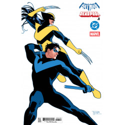 DC MARVEL BATMAN DEADPOOL 1 ONE SHOT CVR O BRUNO REDONDO NIGHTWING X-23 CARD STOCK VAR