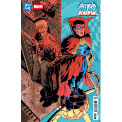 DC MARVEL BATMAN DEADPOOL 1 ONE SHOT CVR P HAYDEN SHERMAN CONSTANTINE DR STRANGE CARD STOCK VAR