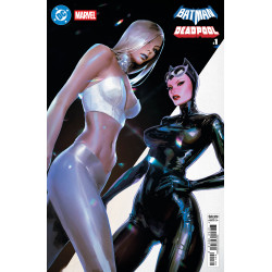 DC MARVEL BATMAN DEADPOOL 1 ONE SHOT CVR S SOZOMAIKA CATWOMAN EMMA FROST CARD STOCK VAR