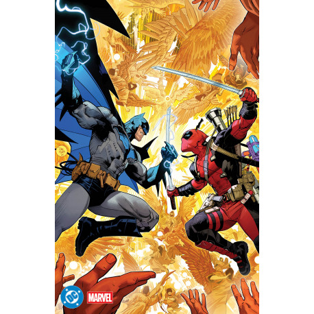 DC MARVEL BATMAN DEADPOOL 1 ONE SHOT CVR T DAN MORA FOIL VAR