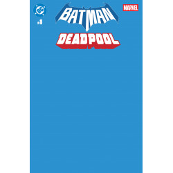 DC MARVEL BATMAN DEADPOOL 1 ONE SHOT CVR U BLUE BLANK CARD STOCK VAR