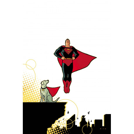 SUPERMAN 32 CVR B DAVID AJA CARD STOCK VAR DC K O 