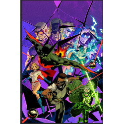 JUSTICE LEAGUE UNLIMITED 13 CVR A DAN MORA DC K O 