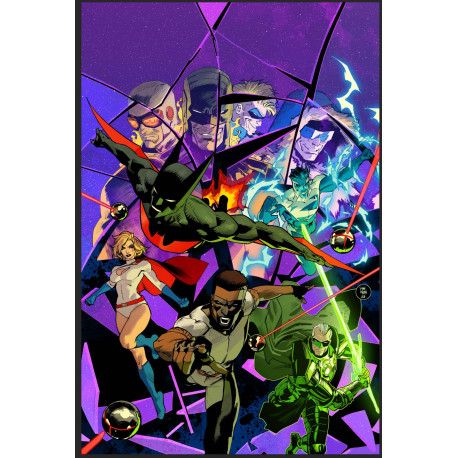 JUSTICE LEAGUE UNLIMITED 13 CVR A DAN MORA DC K O 
