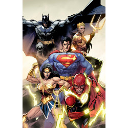 JUSTICE LEAGUE UNLIMITED 13 CVR C LEINIL FRANCIS YU CARD STOCK VAR DC K O 